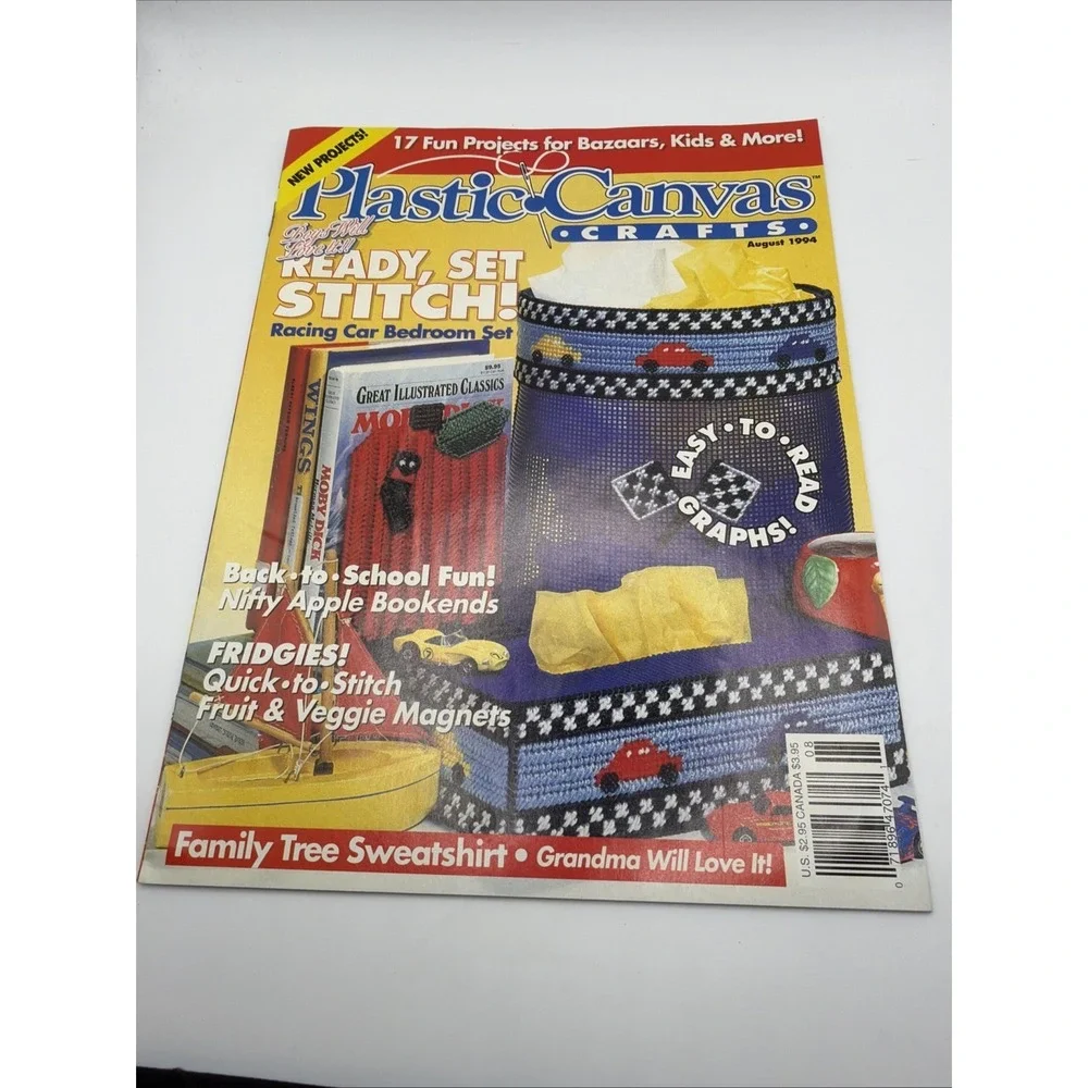 Vintage 1994 Plastic Canvas Crafts Magazine Complete‎ Year February-December